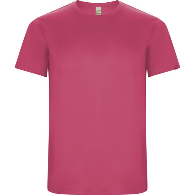 Roly Kinderen/kinderen imola sport t-shirt met korte mouwen UTPF4365_fluorescentpink large
