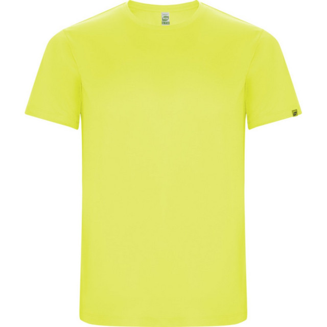 Roly Kinderen/kinderen imola sport t-shirt met korte mouwen UTPF4365_fluorescentyellow large