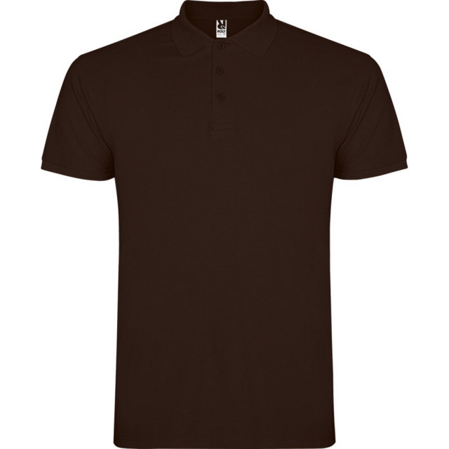 Roly Heren ster poloshirt met korte mouwen UTPF4346_chocolate large