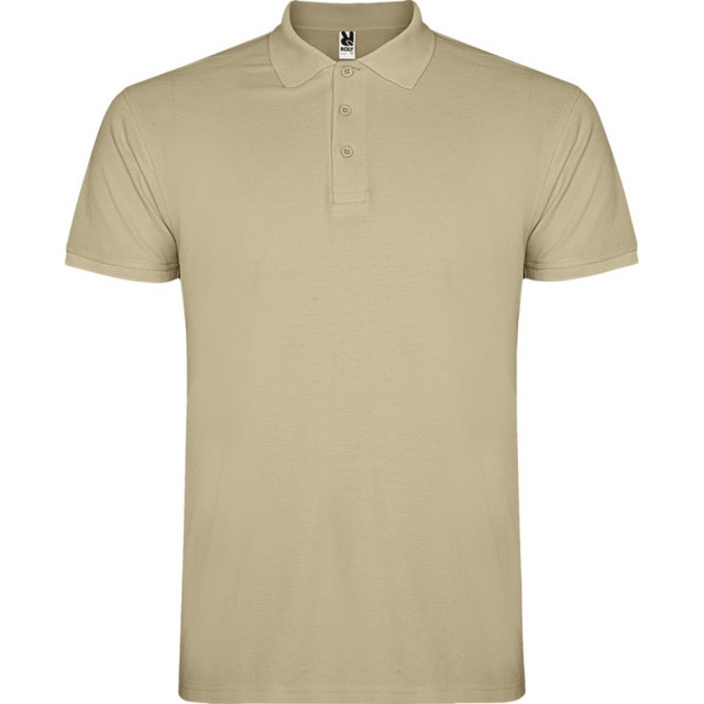 Roly Heren ster poloshirt met korte mouwen UTPF4346_sand large