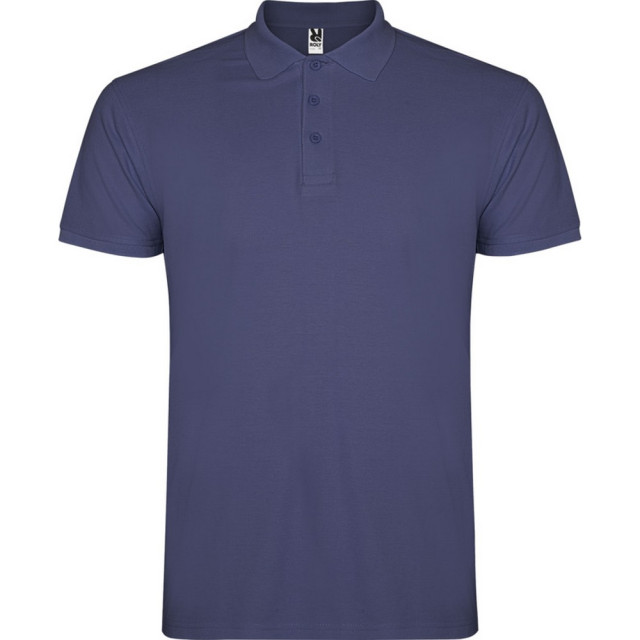 Roly Heren ster poloshirt met korte mouwen UTPF4346_bluedenim large
