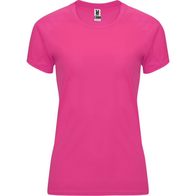 Roly Dames bahrein sport t-shirt met korte mouwen UTPF4340_fluorescentpink large