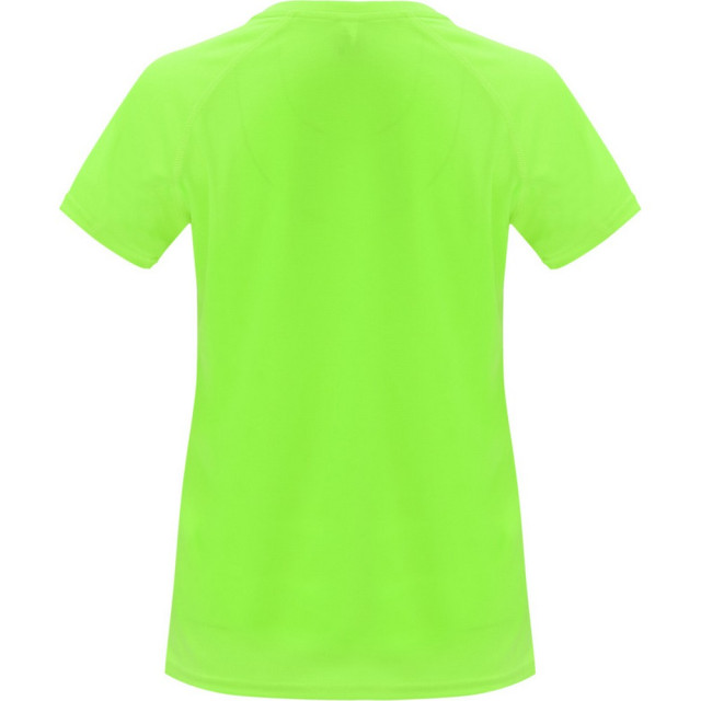 Roly Dames bahrein sport t-shirt met korte mouwen UTPF4340_fluorescentgreen large