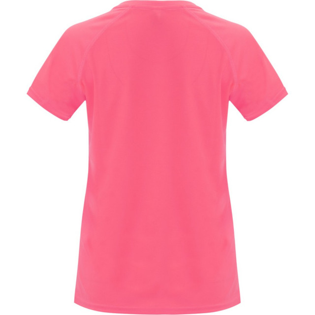 Roly Dames bahrein sport t-shirt met korte mouwen UTPF4340_fluorescentladypink large