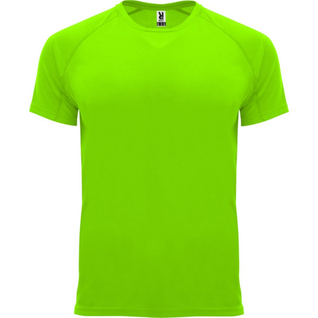 Roly Heren bahrein sport t-shirt met korte mouwen UTPF4339_fluorescentgreen large