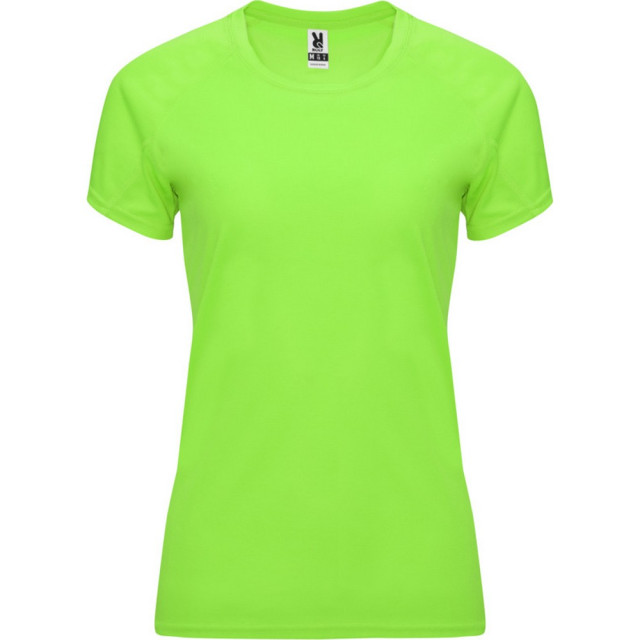 Roly Dames bahrein sport t-shirt met korte mouwen UTPF4340_fluorescentgreen large