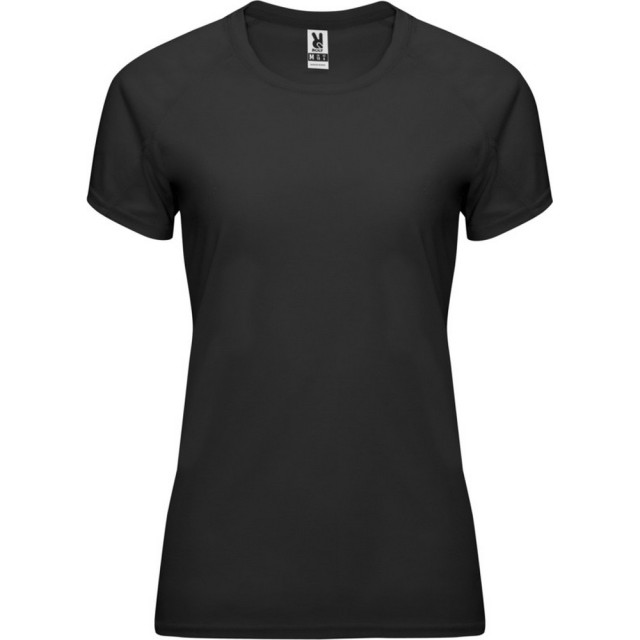 Roly Dames bahrein sport t-shirt met korte mouwen UTPF4340_solidblack large