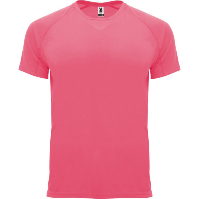 Roly Heren bahrein sport t-shirt met korte mouwen UTPF4339_fluorescentpink large