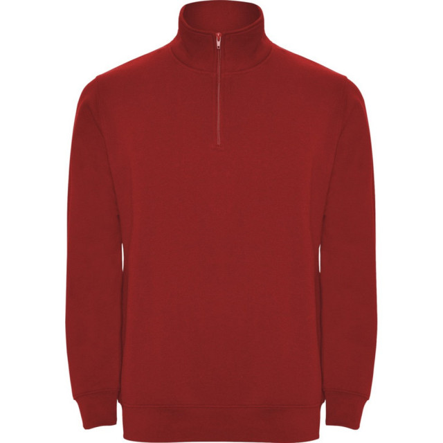 Roly Heren aneto quarter zip sweatshirt UTPF4313_red large