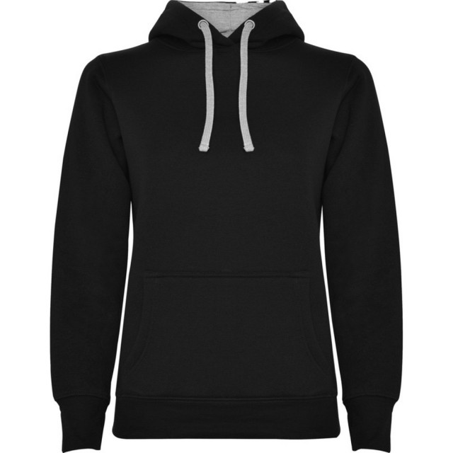 Roly Dames urban hoodie UTPF4315_solidblackgreymarl large