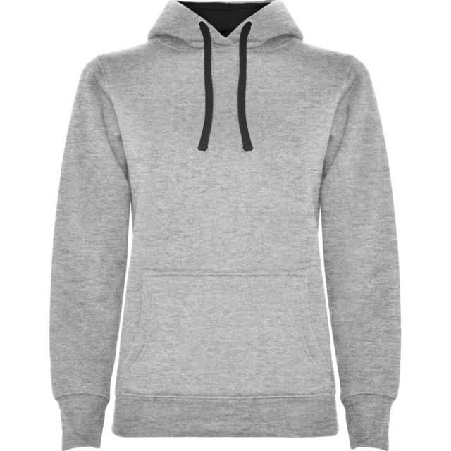 Roly Dames urban hoodie UTPF4315_greymarlsolidblack large
