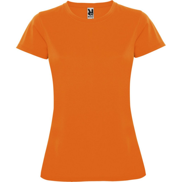 Roly Dames montecarlo sport t-shirt met korte mouwen UTPF4302_fluorescentorange large