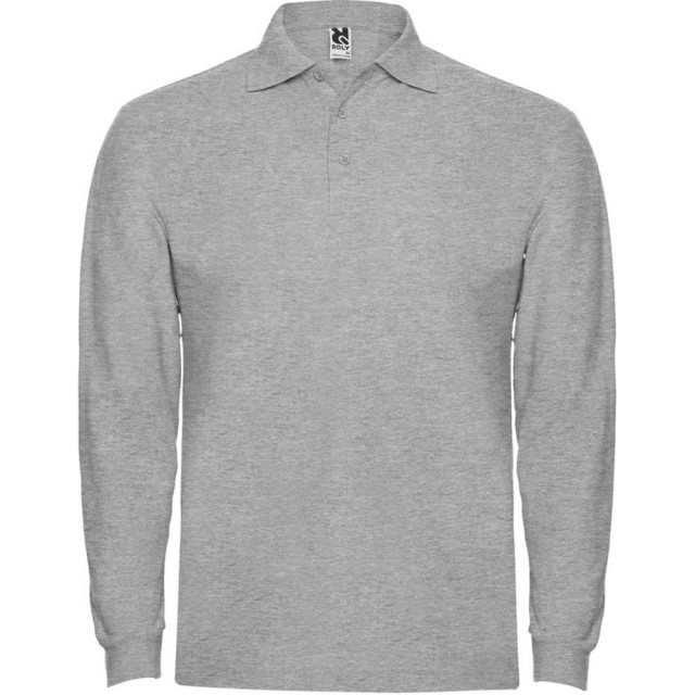 Roly Heren estrella poloshirt met lange mouwen UTPF4296_greymarl large