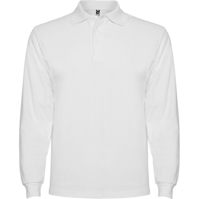Roly Heren estrella poloshirt met lange mouwen UTPF4296_white large