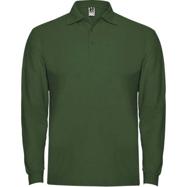 Roly Heren estrella poloshirt met lange mouwen UTPF4296_bottlegreen large