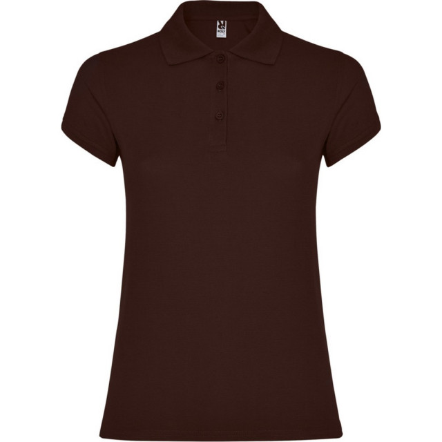 Roly Dames ster poloshirt UTPF4288_chocolate large