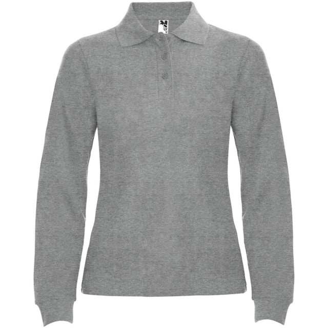 Roly Dames estrella poloshirt met lange mouwen UTPF4275_greymarl large