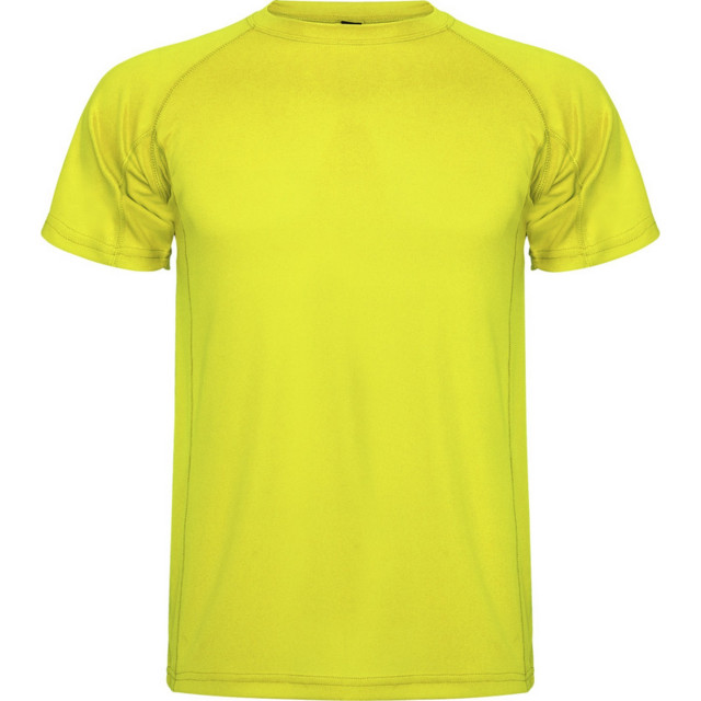 Roly Kinderen/kinderen montecarlo sport t-shirt UTPF4271_fluroyellow large