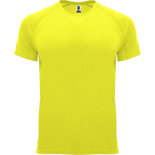 Roly Kinderen/kinderen bahrein sport t-shirt UTPF4264_fluroyellow large