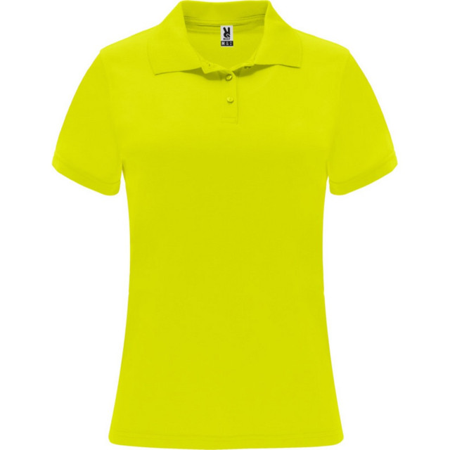 Roly Dames monzha sportpoloshirt met korte mouwen UTPF4250_fluorescentyellow large