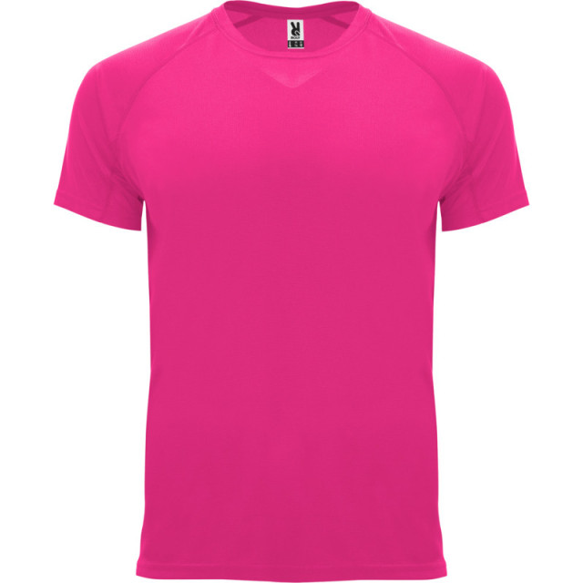 Roly Kinderen/kinderen bahrein sport t-shirt UTPF4264_fluorescentpink large