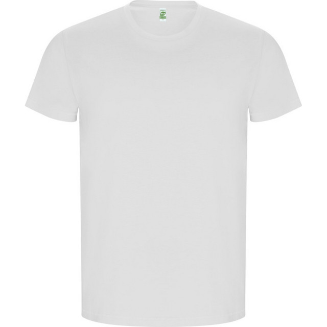 Roly Heren gouden effen t-shirt met korte mouwen UTPF4236_white large