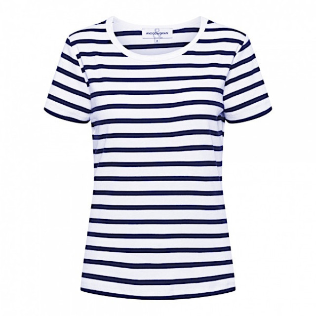 &Co Woman &co women top savi stripe navy multi Savi stripe - Navy multi large