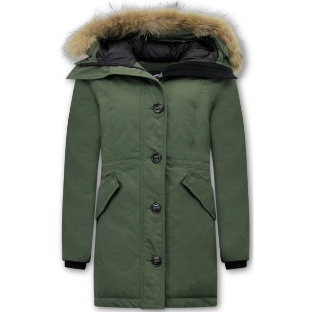 Matogla Parka winterjas met bontkraag groot 7602 large Matogla Parka winterjas met bontkraag groot 7602 large