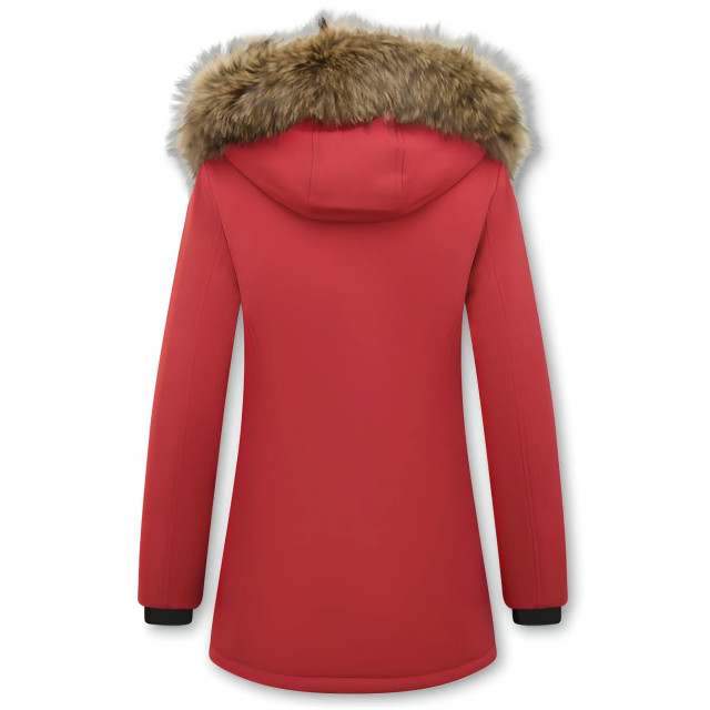 Matogla Winterjas met echte bontkraag slim fit 0681-R-BONT large