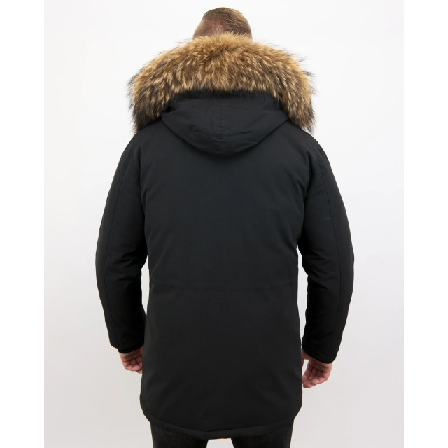Enos Parka winterjas met grote echte bontkraag PI-7169-Z large