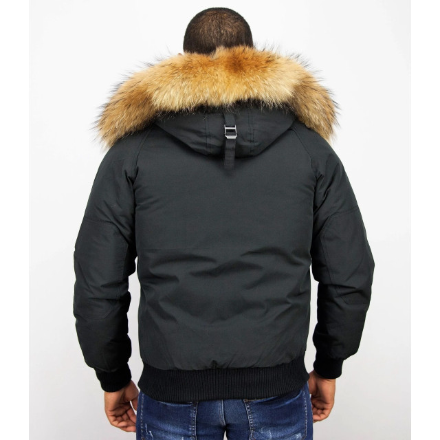 Enos Korte winterjas met bontkraag PI-7005Z | 8821Z large