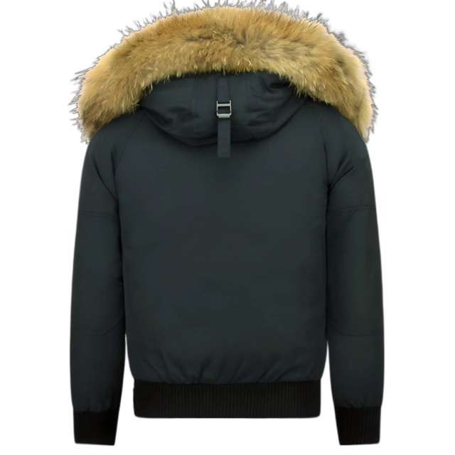 Enos Korte winterjas met bontkraag PI-7005Z | 8821Z large