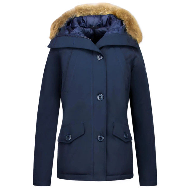TheBrand Korte winterjas met bontkraag LB-503B large