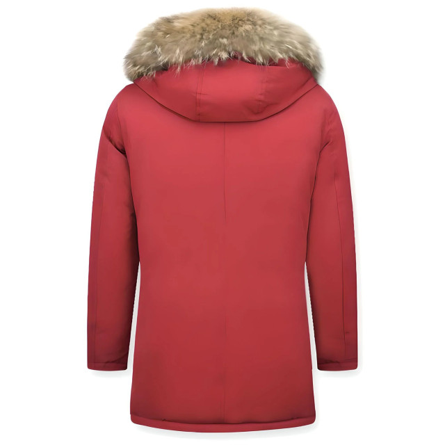 Enos Parka jas met bontkraag PI-7012B  I  DV-7103-B large