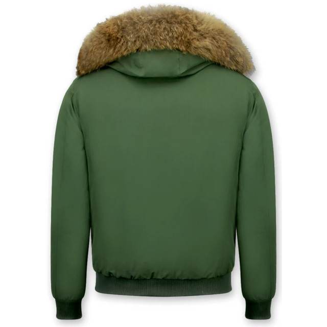 Warren Webber Winterjas kort met bontkraag WW-8002BPM-G large