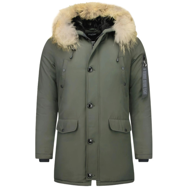 Enos Bontjassen winterjas lang PI-7012G I DV-7103-G large