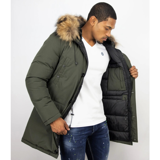 Enos Bontjassen winterjas lang PI-7012G I DV-7103-G large