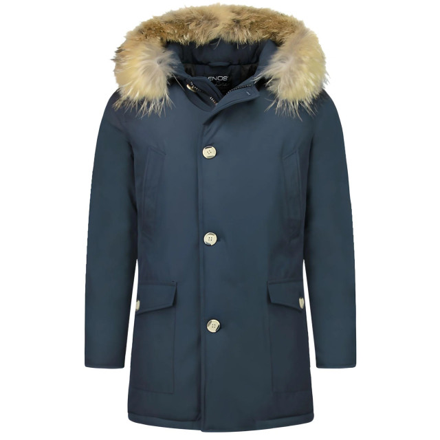 Enos Parka jas met bontkraag PI-7003B I PI-7101-B large