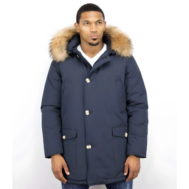 Enos Parka jas met bontkraag PI-7003B I PI-7101-B large
