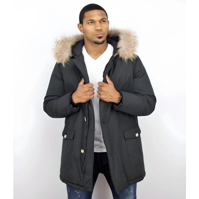 Enos Parka jas met bontkraag PI-7003Z I PI-7101-Z large