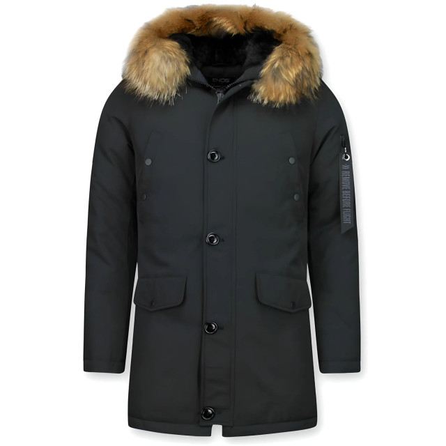 Enos Parka jas met bontkraag PI-7012Z I DV-7103-Z large