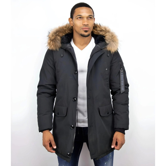 Enos Parka jas met bontkraag PI-7012Z I DV-7103-Z large