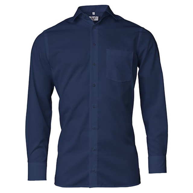 Marvelis Heren comfort shirt met lange mouwen UTLT5712_navy large