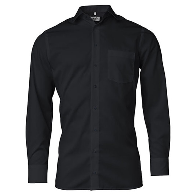 Marvelis Heren comfort shirt met lange mouwen UTLT5712_black large