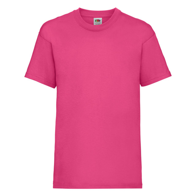 Fruit of the Loom Kinder/kids waardevol t-shirt UTLT2824_fuchsia large