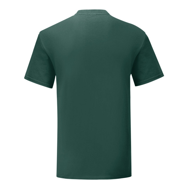 Fruit of the Loom Unisex volwassen iconisch t-shirt UTLT2613_forestgreen large