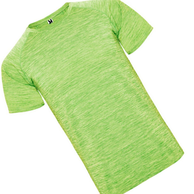 Roly Kinderen/kinderen austin heather sport t-shirt UTLT2622_lime large Roly Kinderen/kinderen austin heather sport t-shirt UTLT2622_lime large