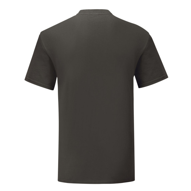 Fruit of the Loom Unisex volwassen iconisch t-shirt UTLT2613_lightgraphite large