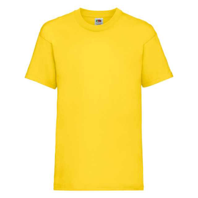 Fruit of the Loom Kinder/kids waardevol t-shirt UTLT2824_yellow large Fruit of the Loom Kinder/kids waardevol t-shirt UTLT2824_yellow large