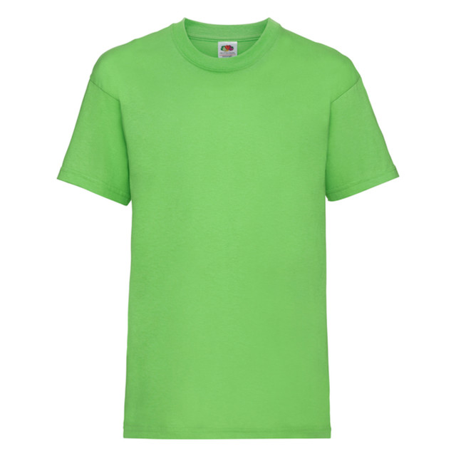 Fruit of the Loom Kinder/kids waardevol t-shirt UTLT2824_lime large